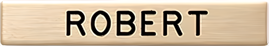 Lightweight Brass Name Badge