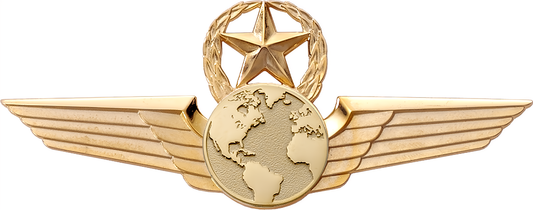 2136SW Star & Wreath Wing with Generic Emblem