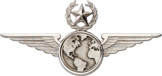 5320SW Star & Wreath Wing with Generic Emblem