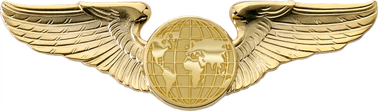 8890 Plain Wing with Generic Emblem