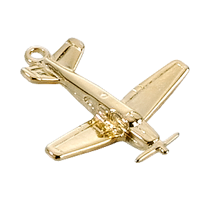 Bonanza Aviation Charm (3-D cast)