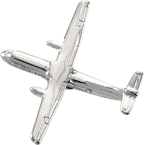 ATR-42 (3-D cast) Airplane Pin