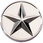 6425SW Star & Wreath Wing with Generic Emblem