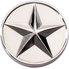 6425SW Star & Wreath Wing with Generic Emblem