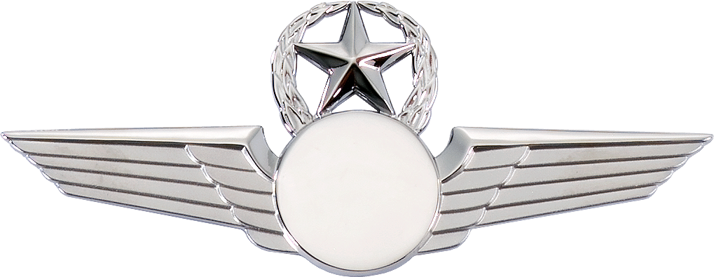 2136SW Star & Wreath Wing with Generic Emblem