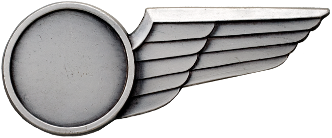 7751 Half Wing with Generic Emblem