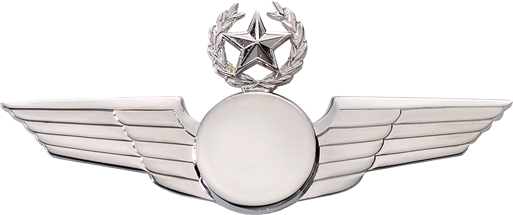 7860SW Star & Wreath Wing with Generic Emblem