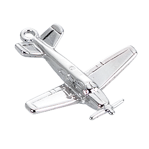 Bonanza Aviation Charm (3-D cast)