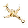 Learjet 45 Aviation Charm (3-D cast)