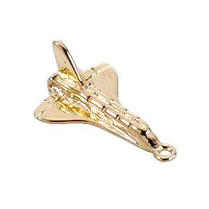 Space Shuttle  Aviation Charm (3-D cast)