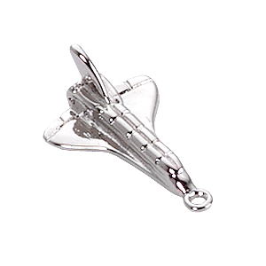 Space Shuttle  Aviation Charm (3-D cast)